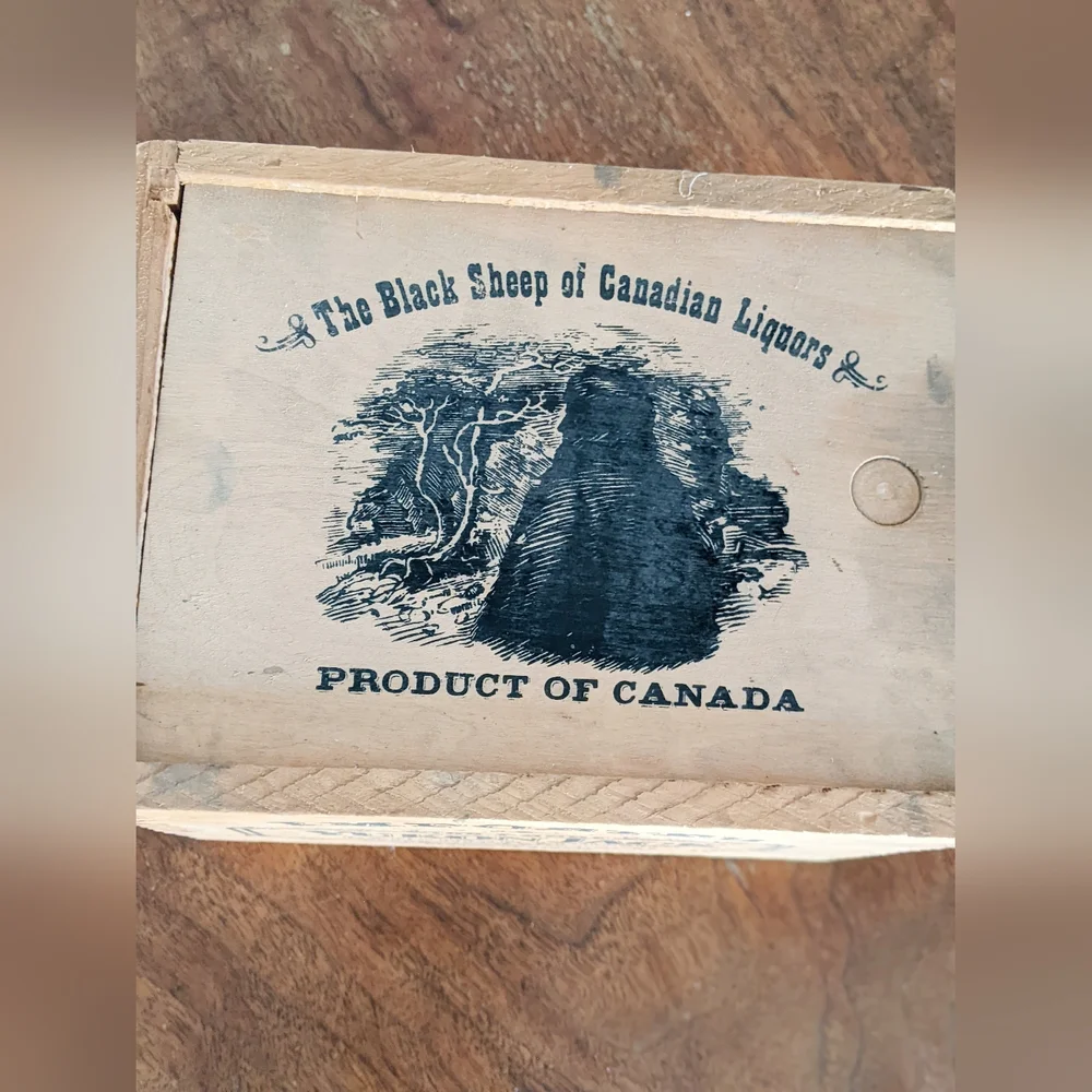 Yukon Jack Wooden Box Product Of Canada